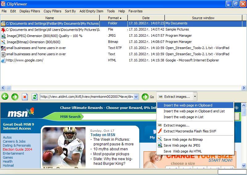 ClipViewer Screenshot